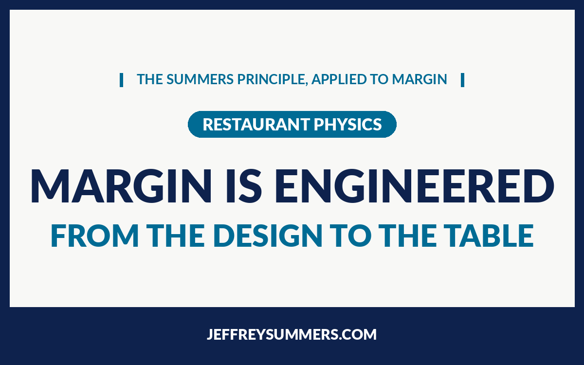 Margin Is Engineered